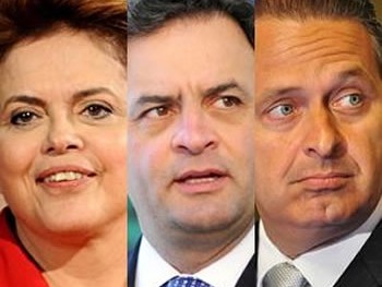 Dilma, Aécio e Campos terão um gasto na campanha quatro vezes maior do que dos outros candidatos