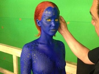 Diretor divulga foto de Jennifer Lawrence como Mística